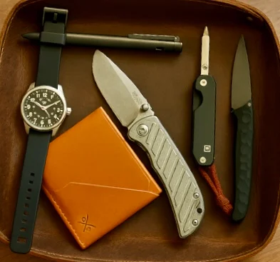 Valet Tray with EDC Items