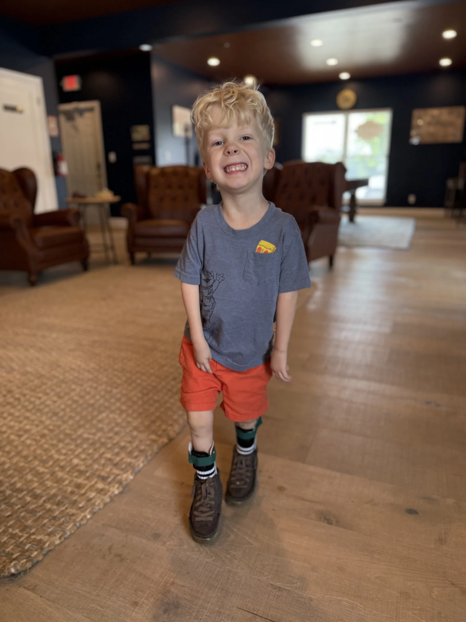 Davin, 5 yrs old with Arthrogryposis
